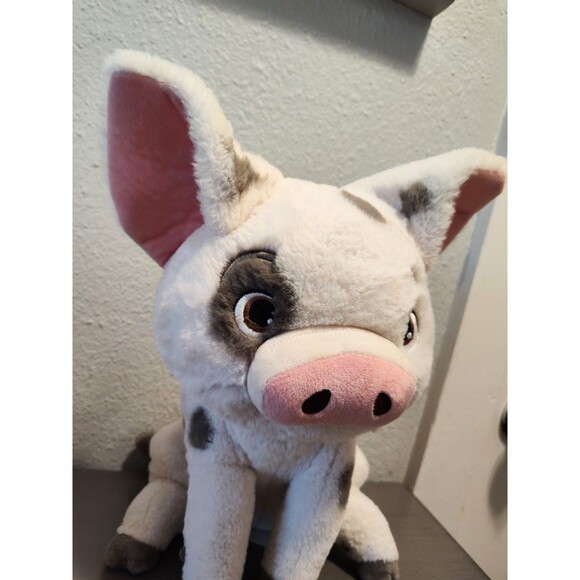 Moana Large 12” Plush Stuffed Animal Pig Authentic Disney Store Soft Cuddly - Picture 7 of 8